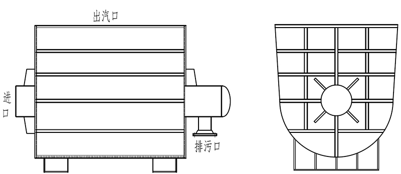 箱式吹管消音器結(jié)構(gòu)圖 箱式吹管消音器結(jié)構(gòu)圖