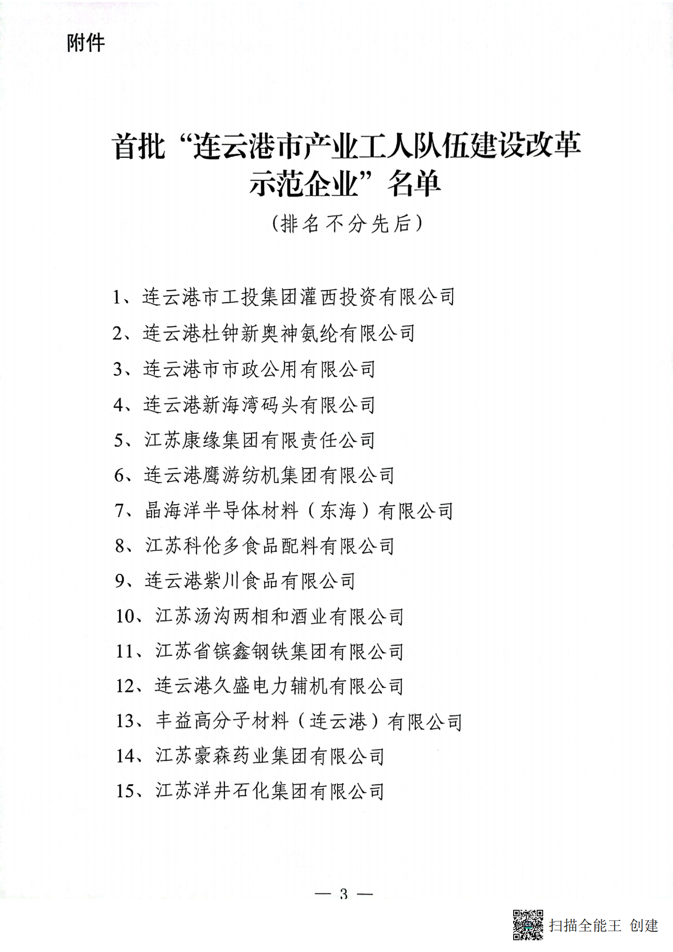 我公司獲連云港市產(chǎn)業(yè)工人隊(duì)伍建設(shè)改革示范企業(yè)殊榮